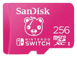 Sandisk MicroSDXC Nintendo Switch 256GB, 100/90MB/s Fortnite Edition memóriakártya (215473)